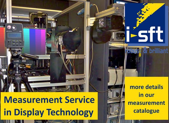 measurement service in display technology